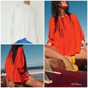 FP Movement by Free People Runner Up Coral Tee